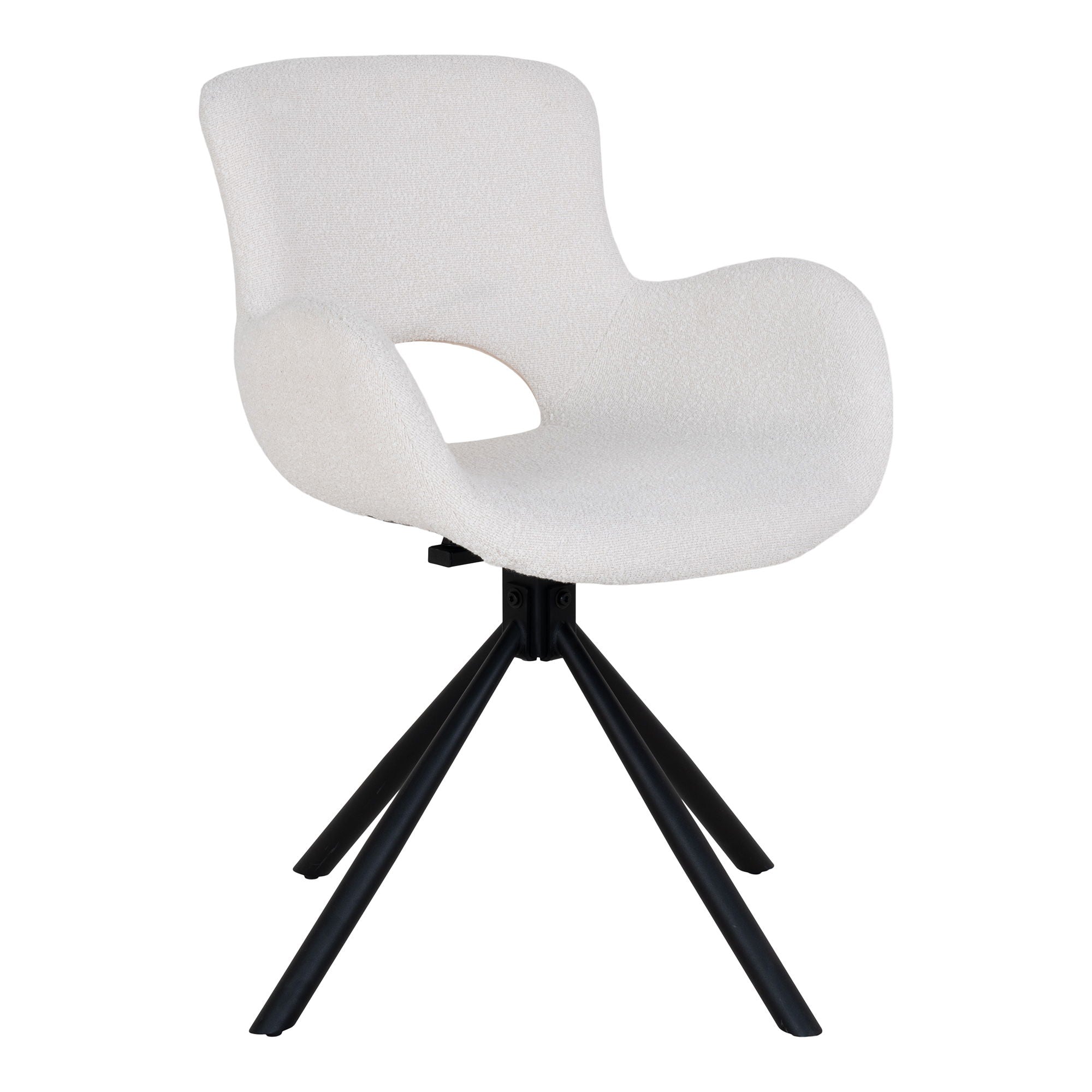 Amorim eetkamerstoel  in bouclé, set van 2