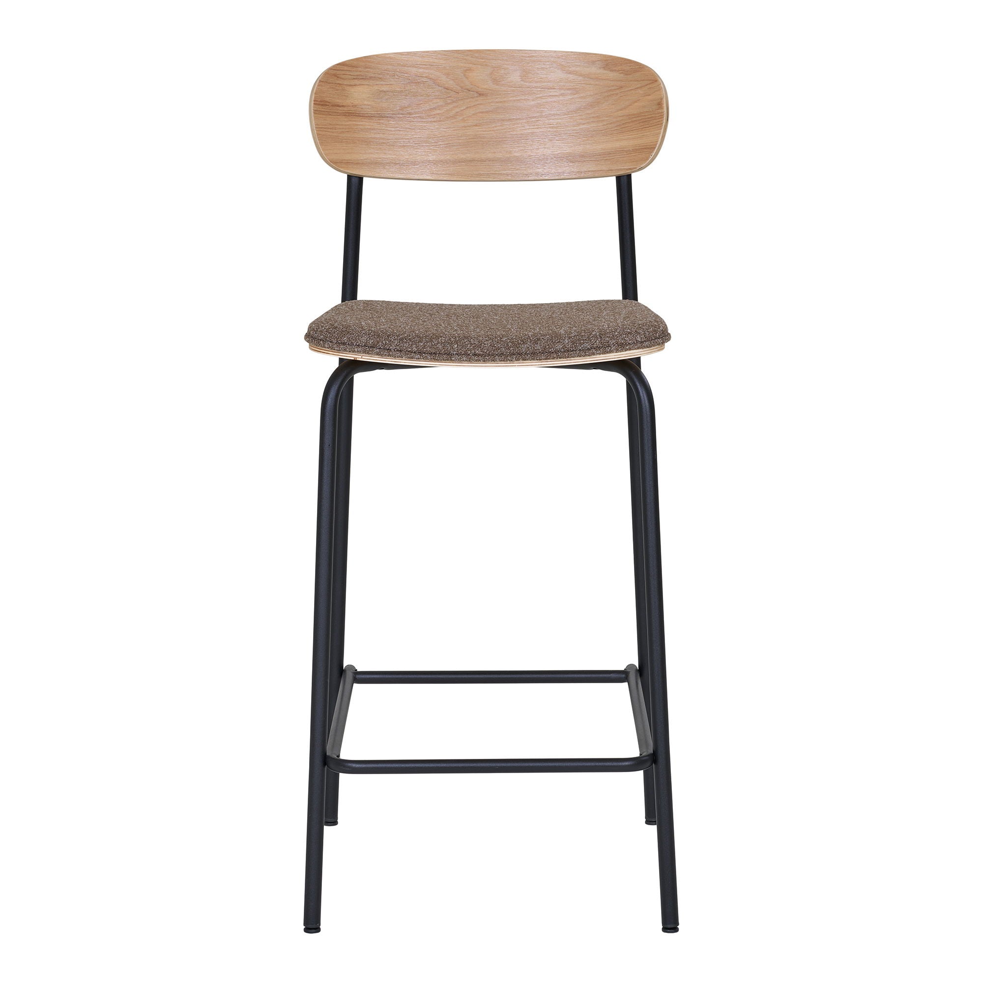 Estepona barstoel in ash wood, set van 2