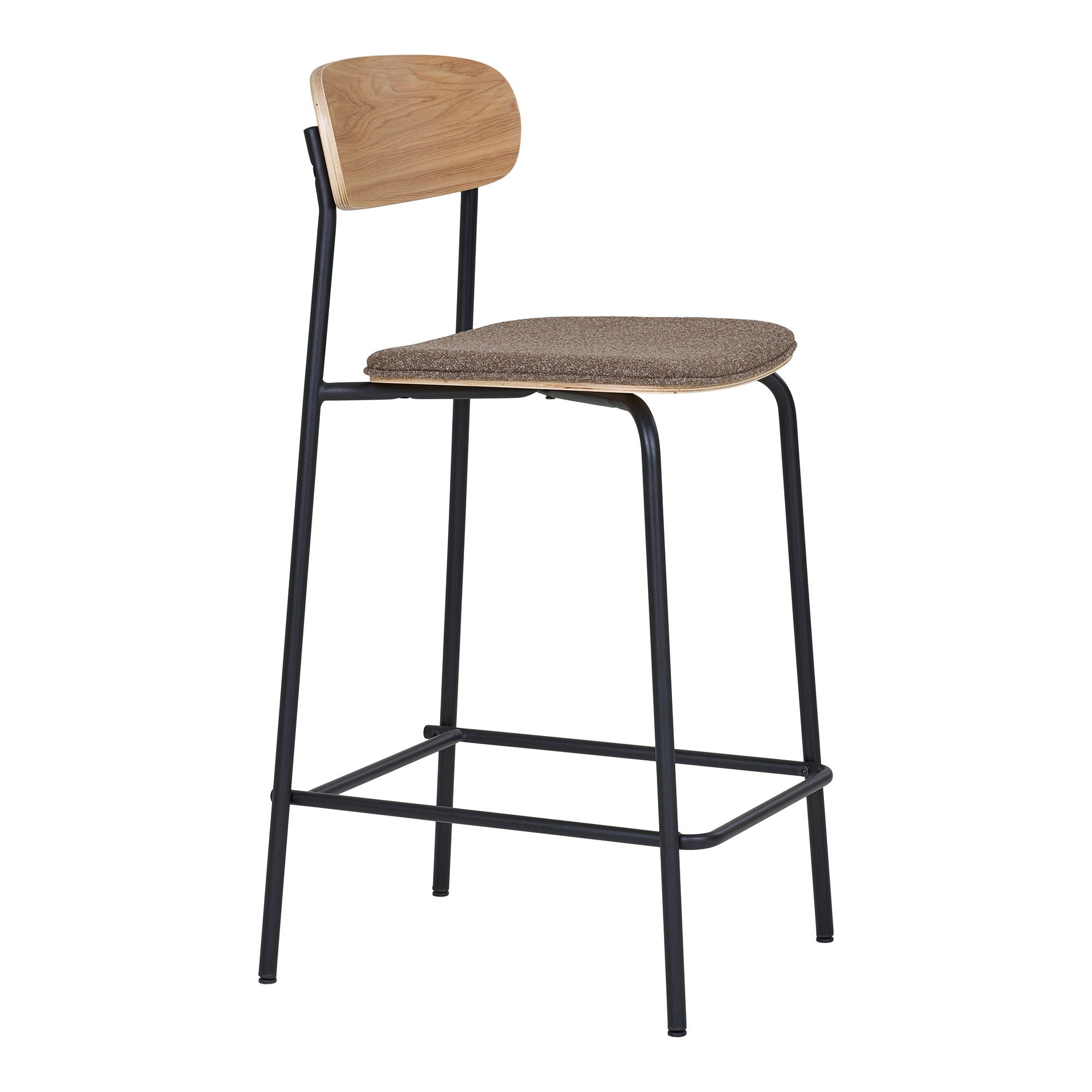 Estepona barstoel in ash wood, set van 2