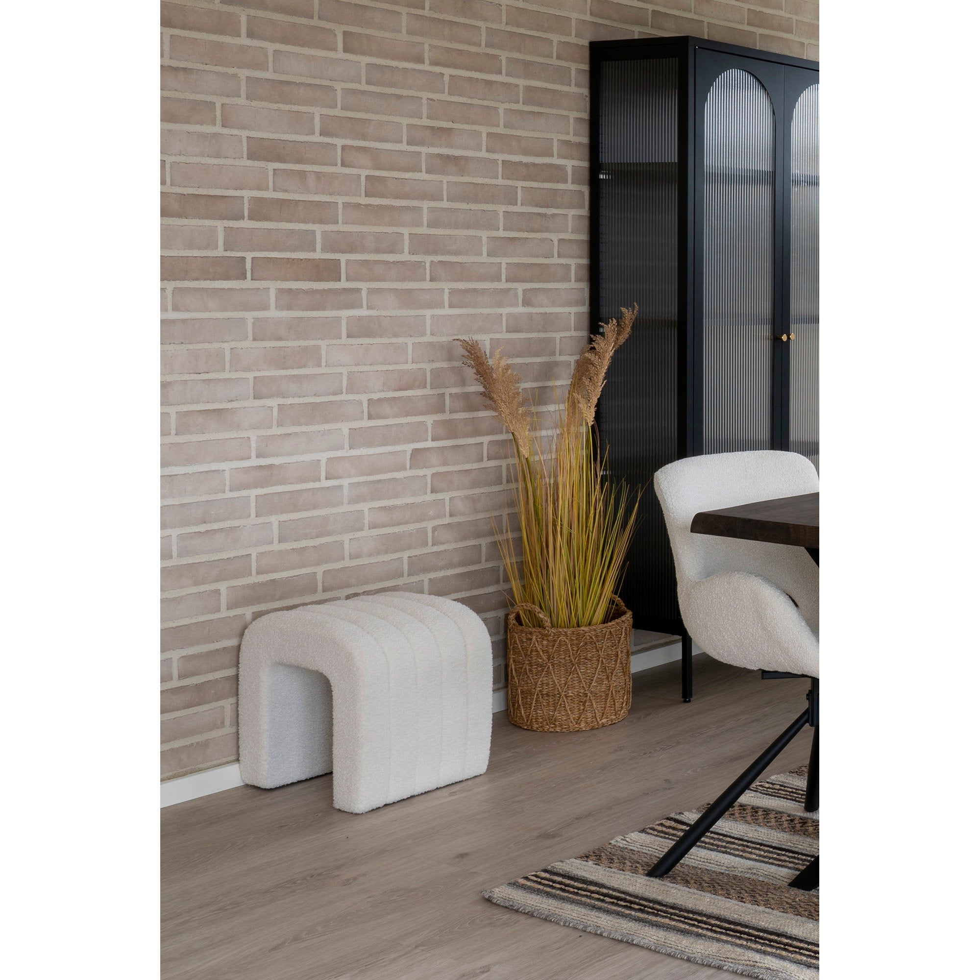 Poef Colma Teddy 42x41x36 cm