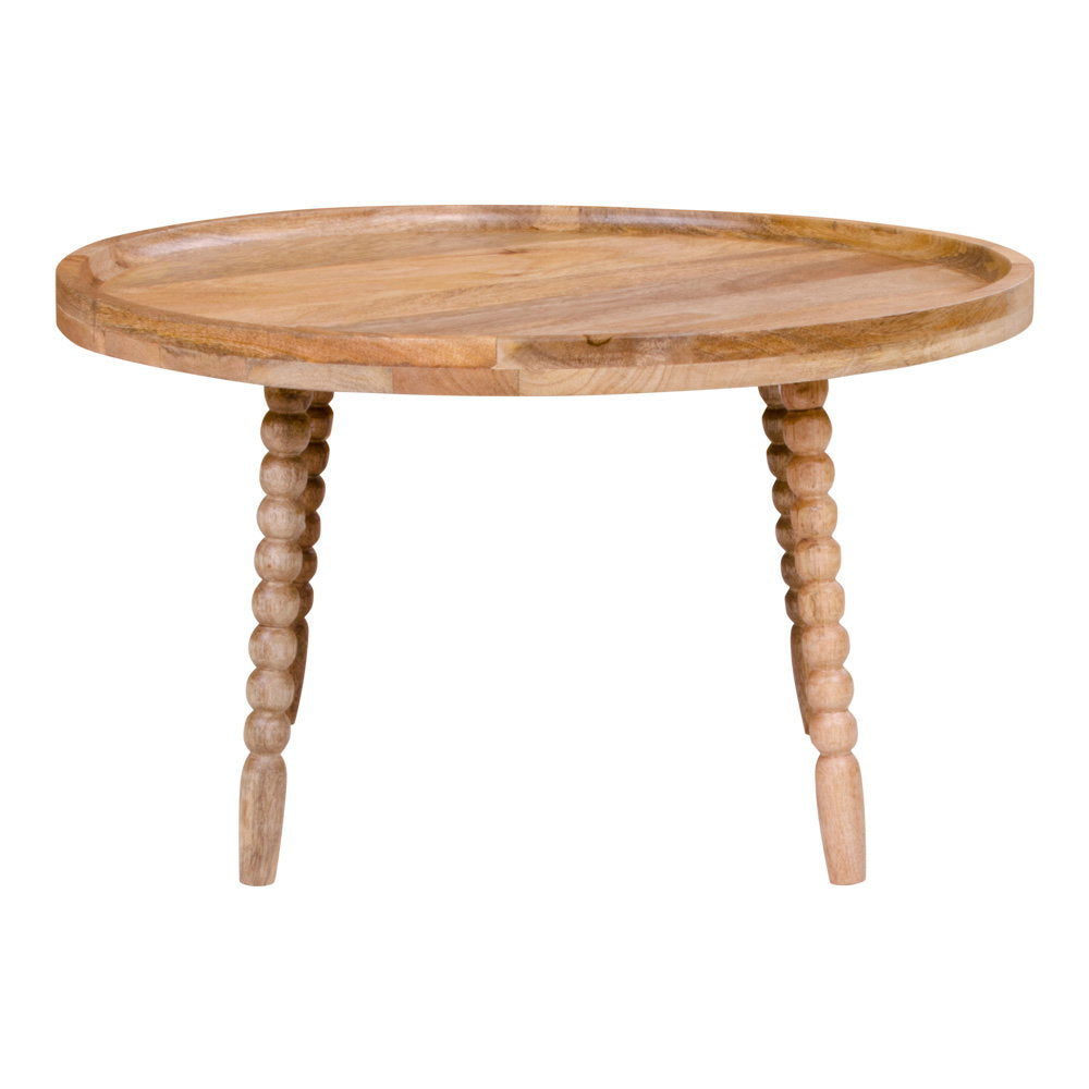 Jammu salontafel, mango natural ø60x35 cm