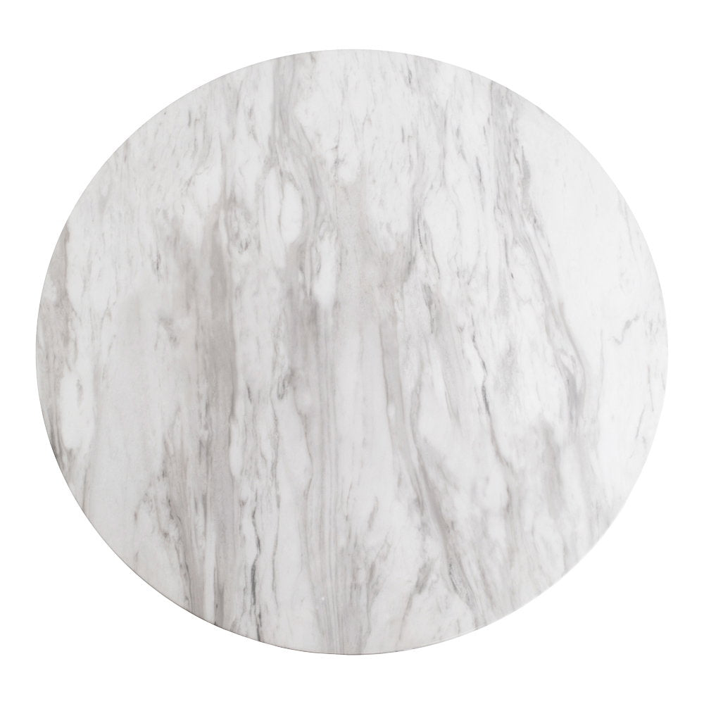 Bolzano salontafel in marmerlook, ø70x45 cm