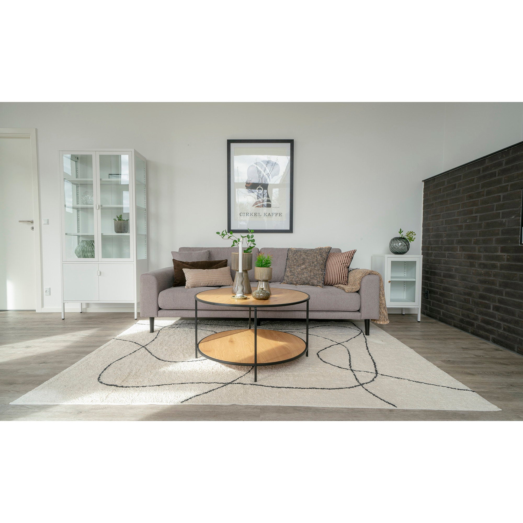 Vita salontafel, ø80x45 cm