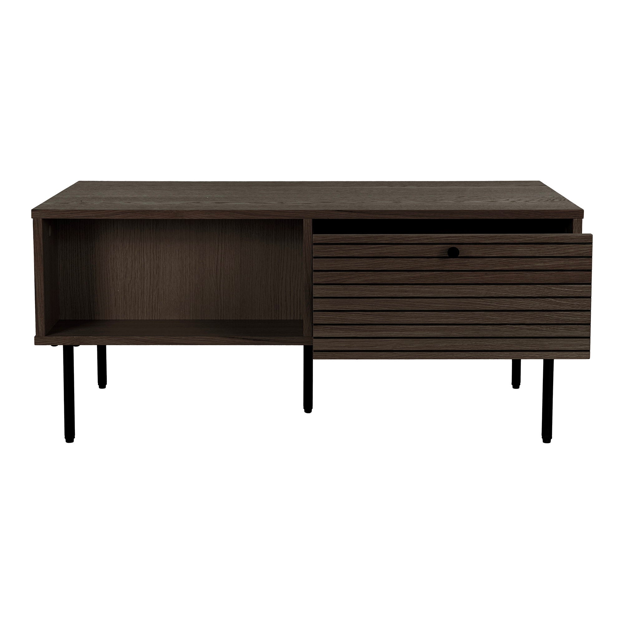 Kyoto salontafel met lades in hout, 50x100x45 cm