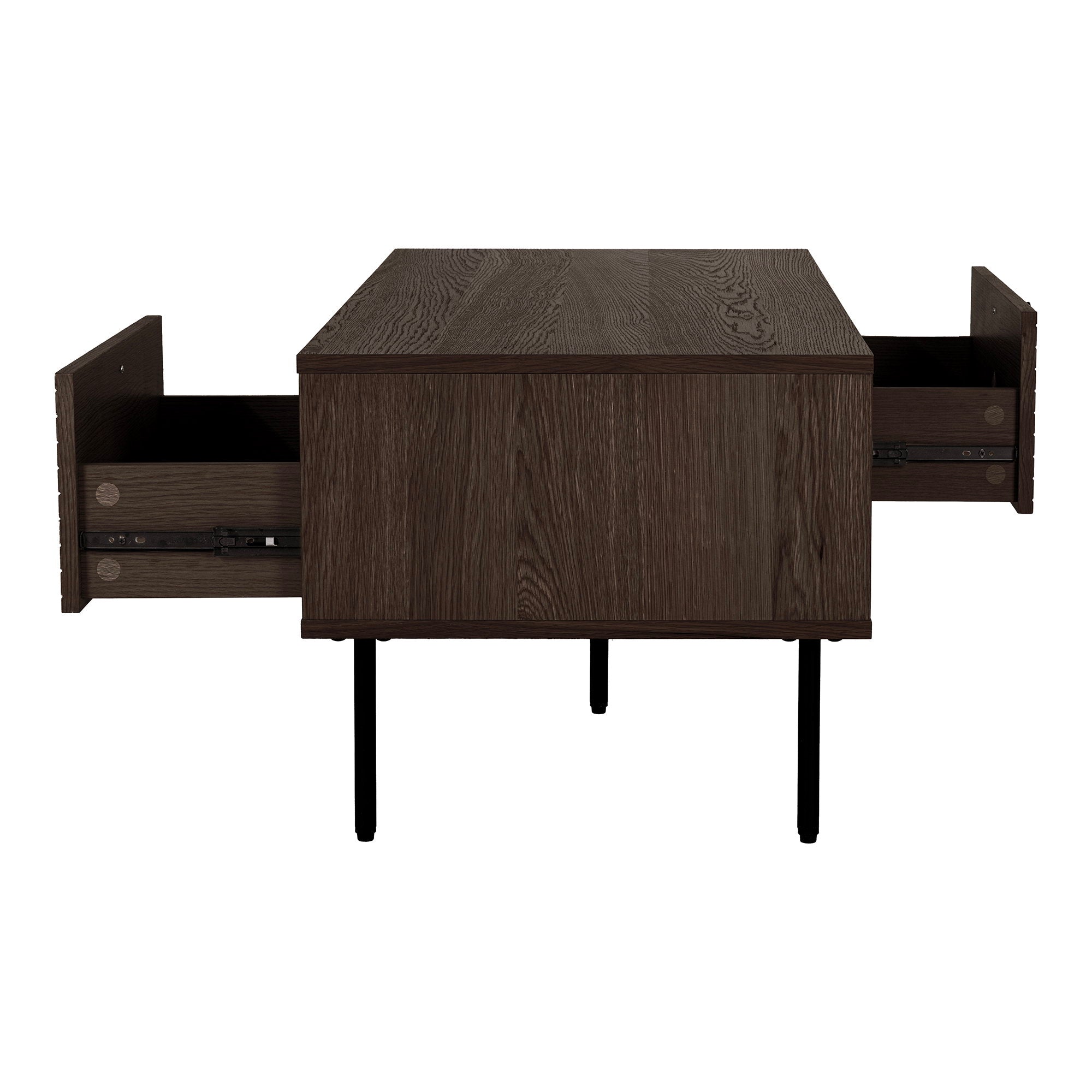Kyoto salontafel met lades in hout, 50x100x45 cm