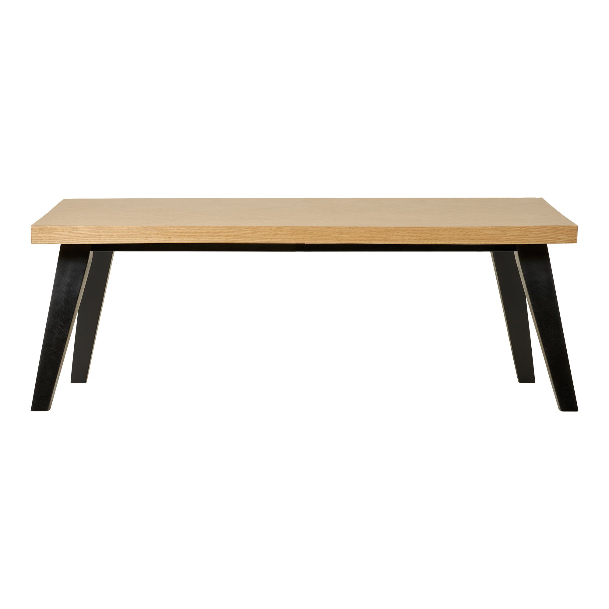 Amora salontafel in houtveneer met visgraat patroon, 60x120x42 cm