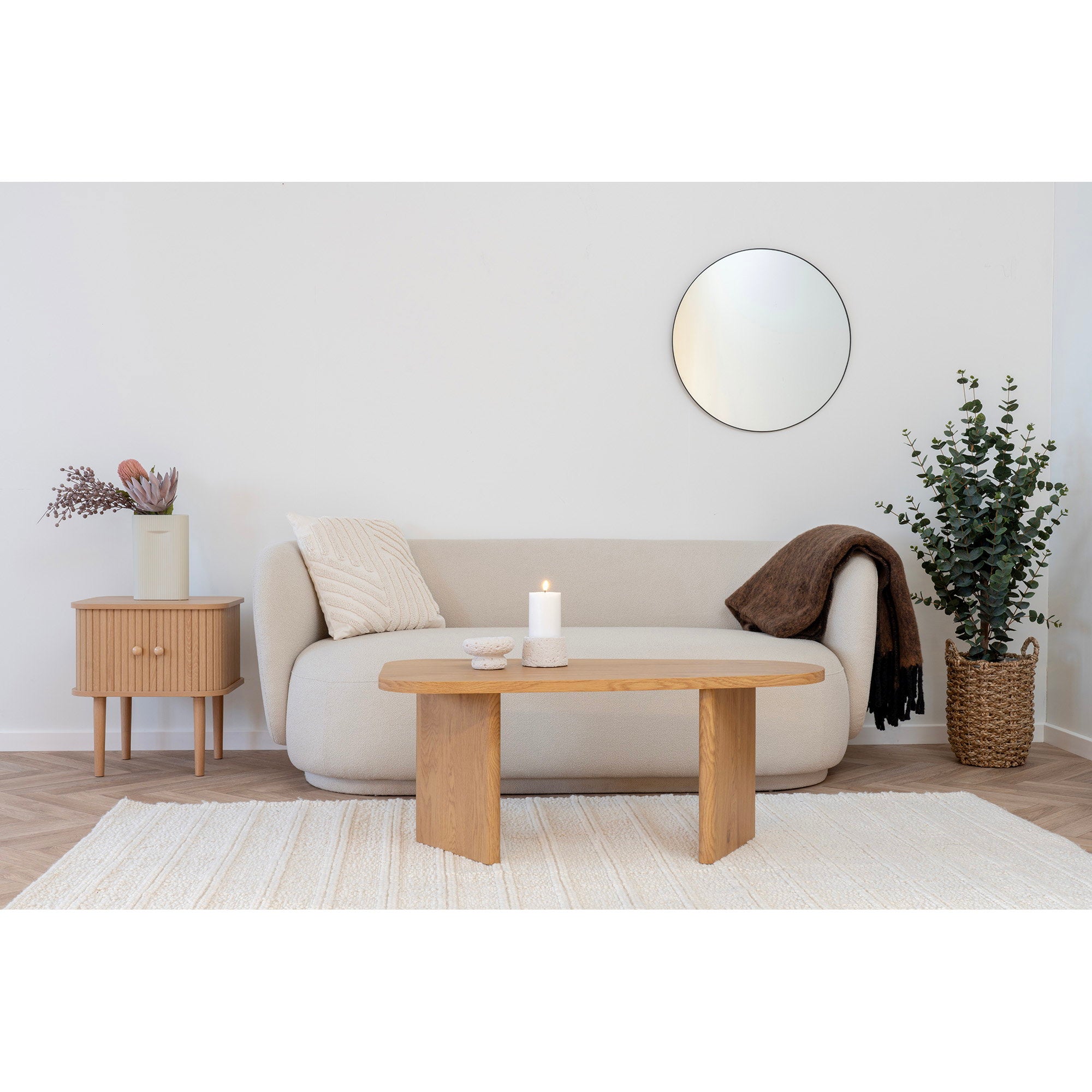 Melo salontafel in natural, 50x100x41 cm