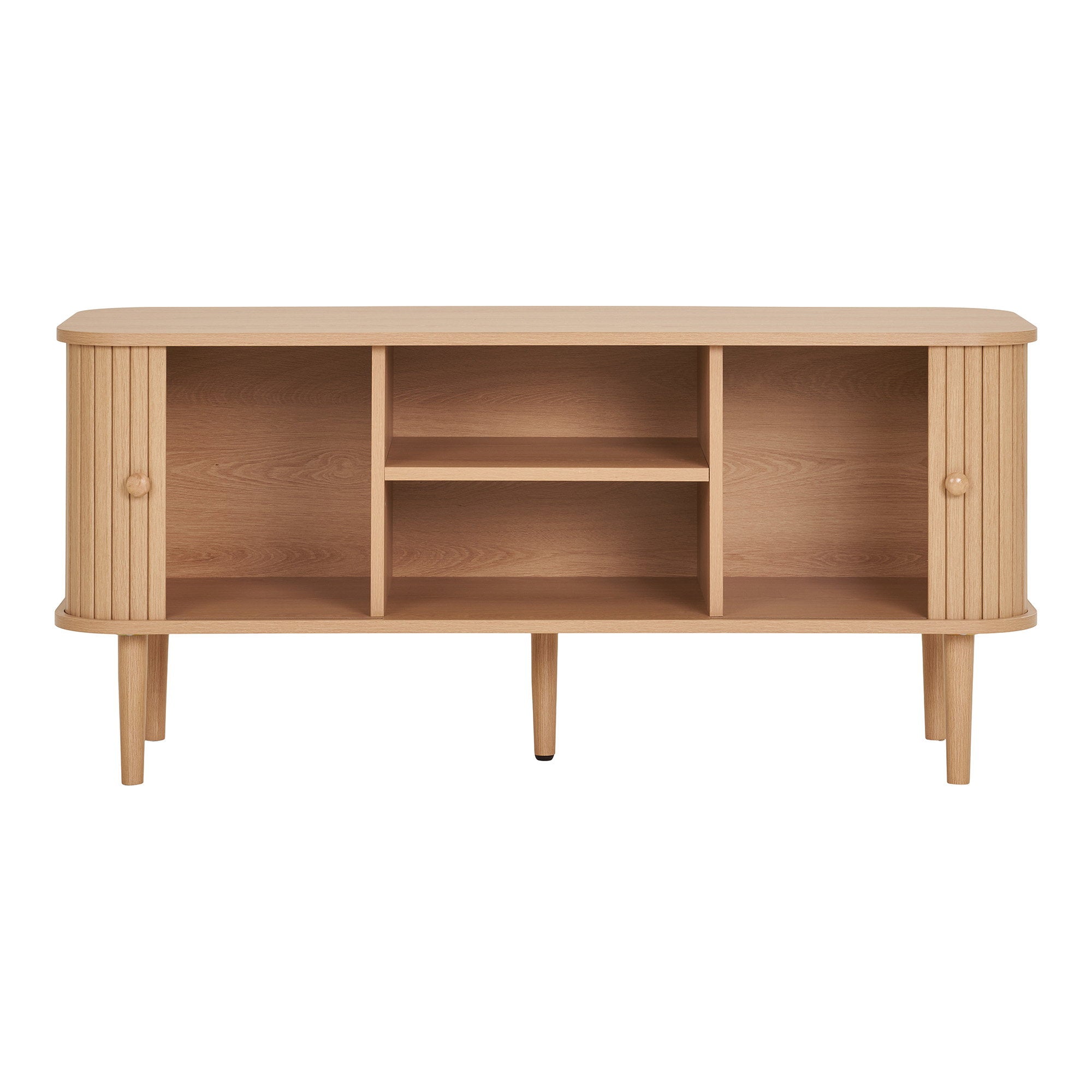 Nikko TV-bench - TV-bench, 2 doors, natural 113x40x52 cm