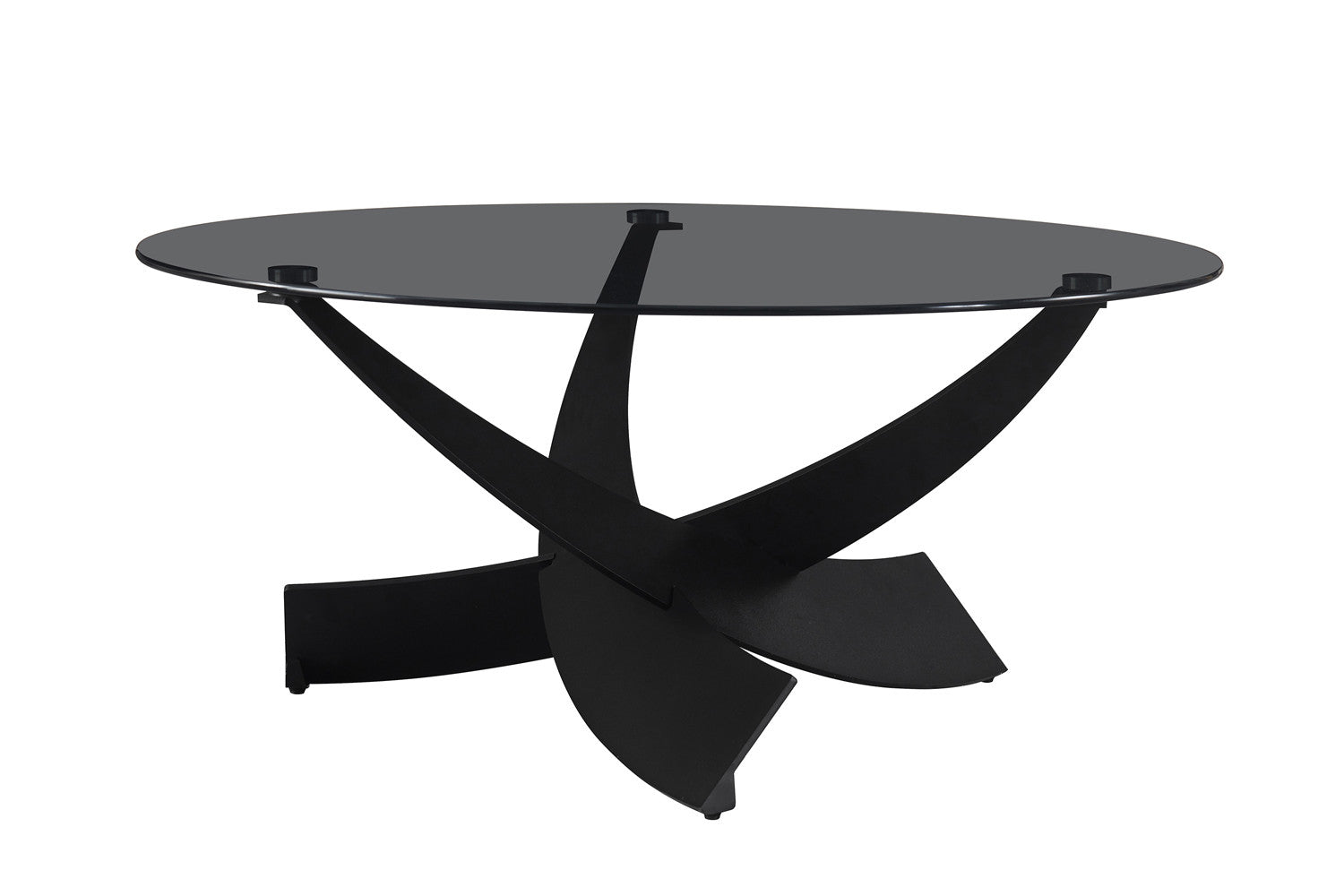 Salontafel Weston Grijs helder glas