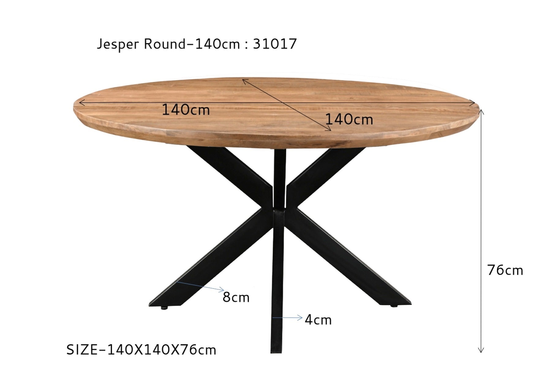 Jesper Round 140cm