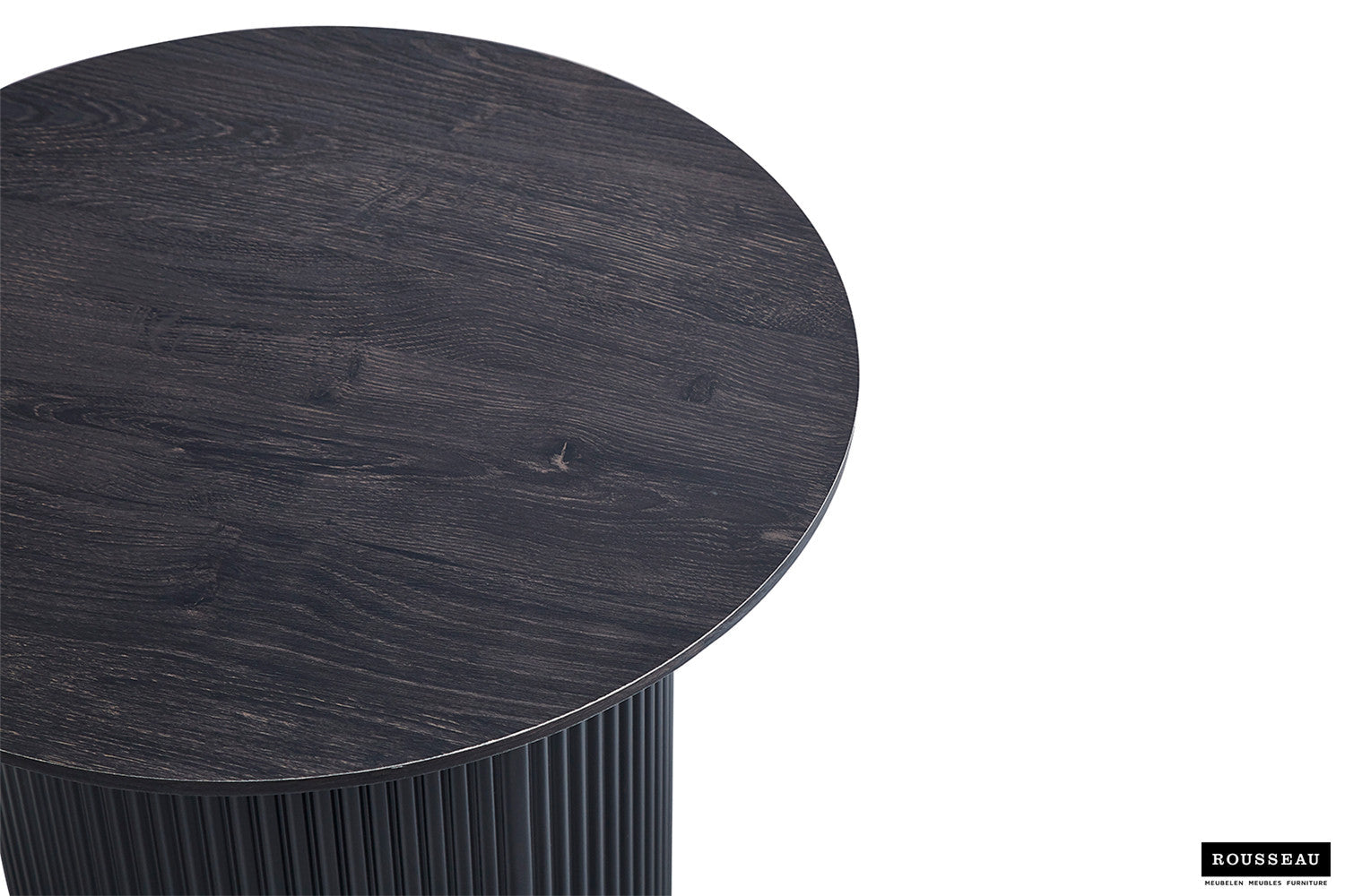 Salontafel Lagos 50 cm Rond Decor Donkerbruin