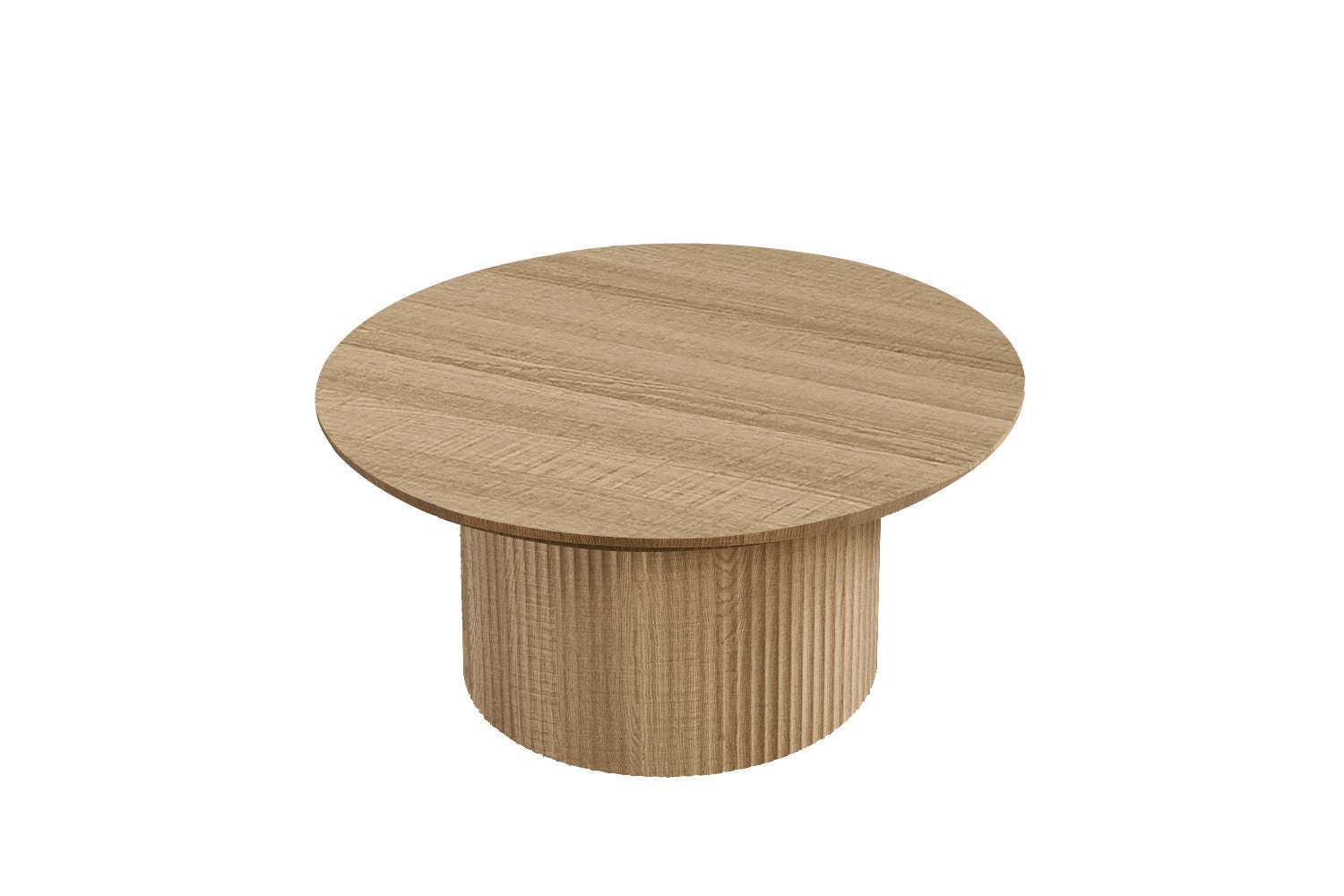 Salontafel 'Lagos' 80 cm Rond Decor Eik Naturel