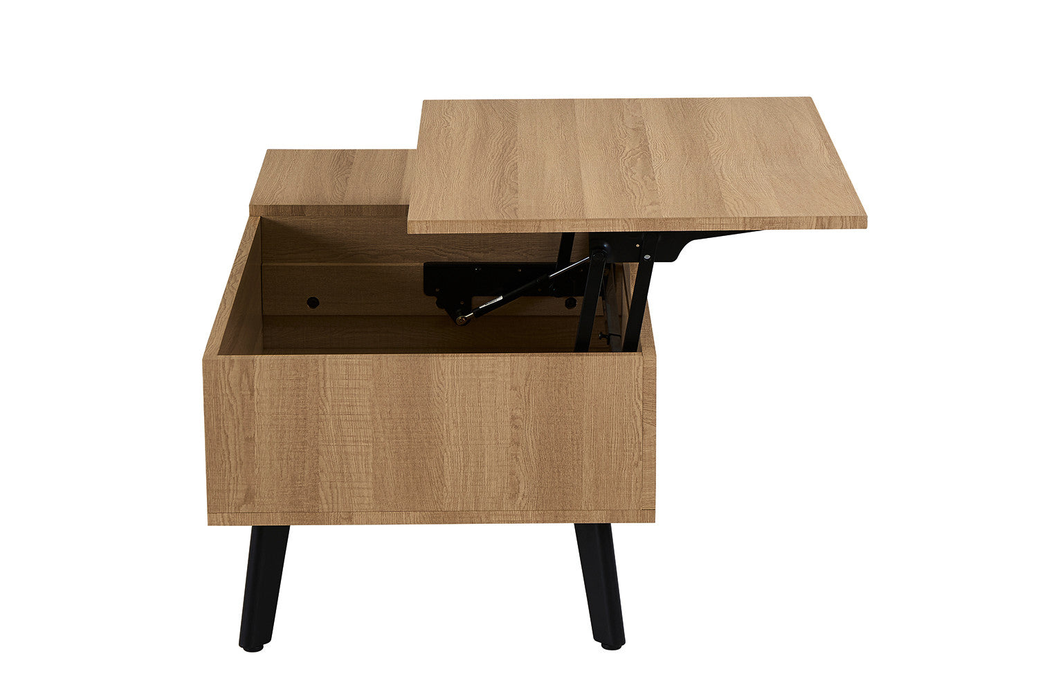 Salontafel Justine Opklapbare top Eik Naturel