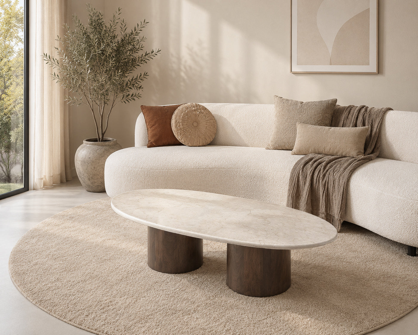 Salontafel Brix Duno Bottecino 120cm