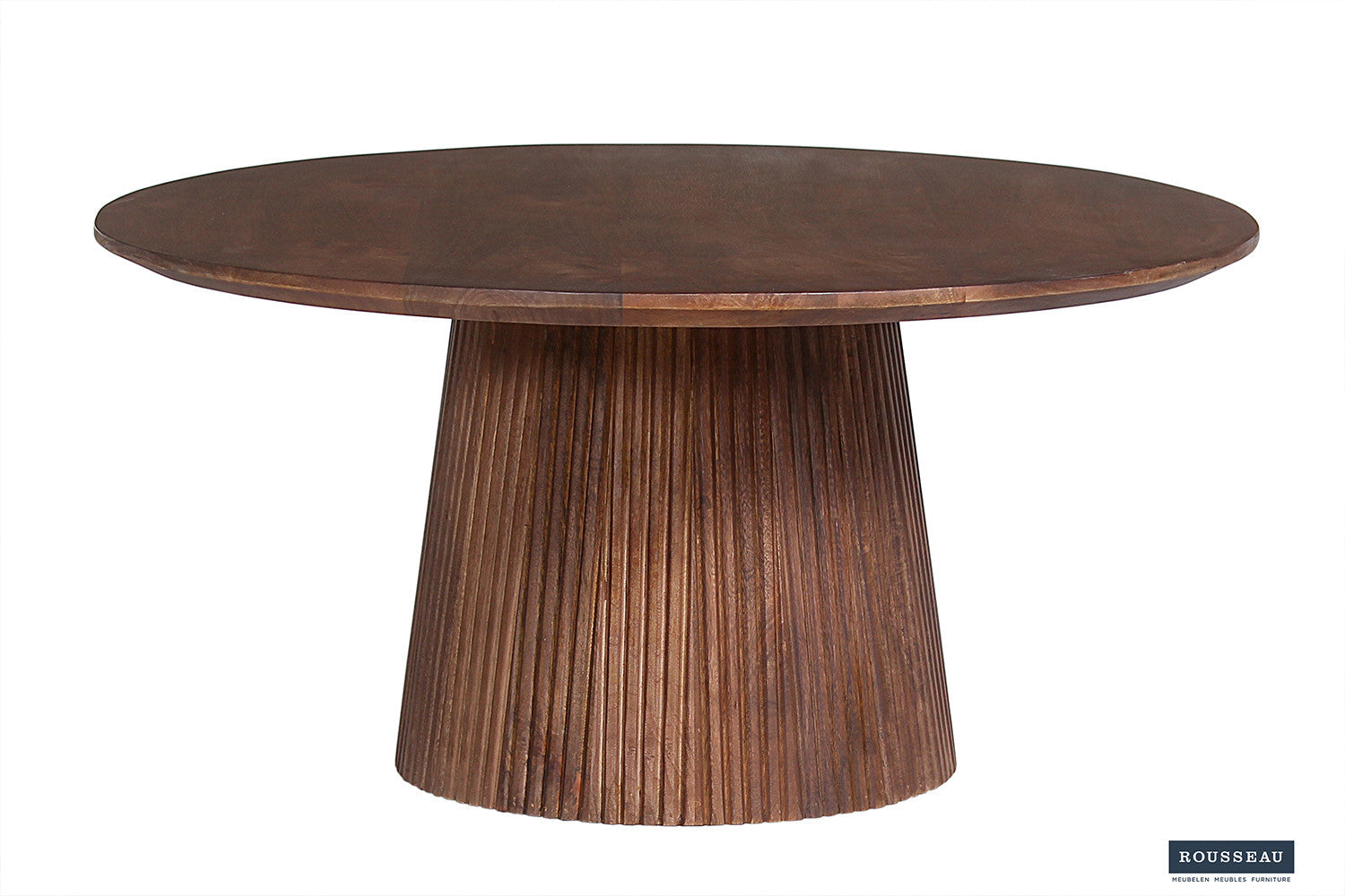 Salontafel 'Miguel' 80 cm Rond Mango hout Lichtbruin