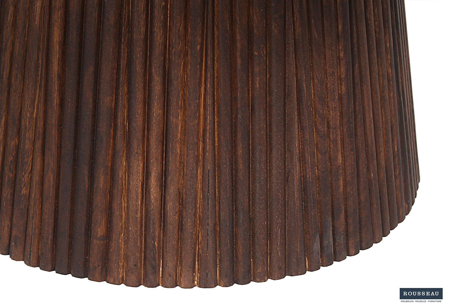 Salontafel 'Miguel' 80 cm Rond Mango hout Donkerbruin