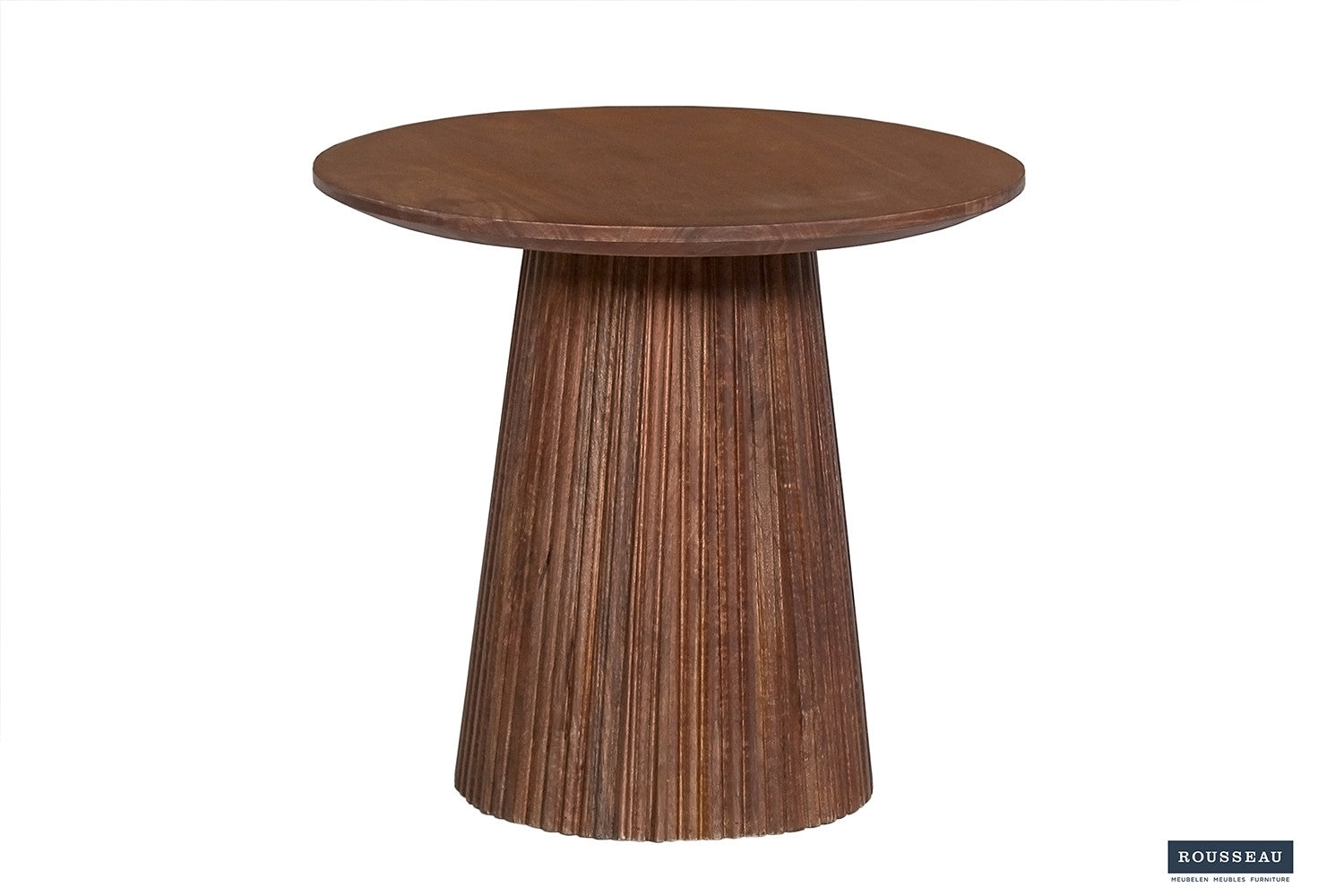Salontafel 'Miguel' 50 cm Rond Mango hout Lichtbruin