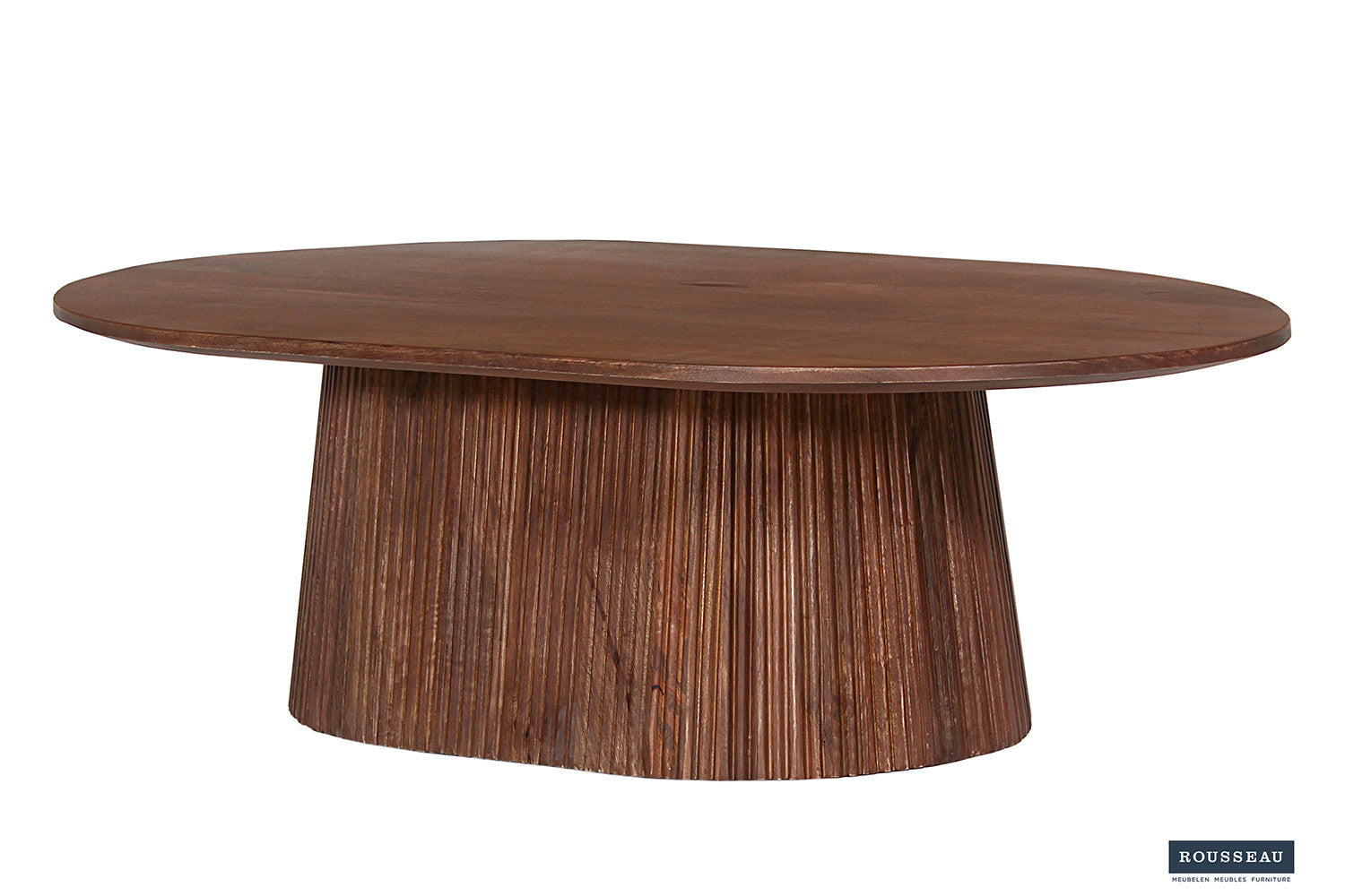 Salontafel 'Miguel' 120 cm Ovaal Mango hout Lichtbruin