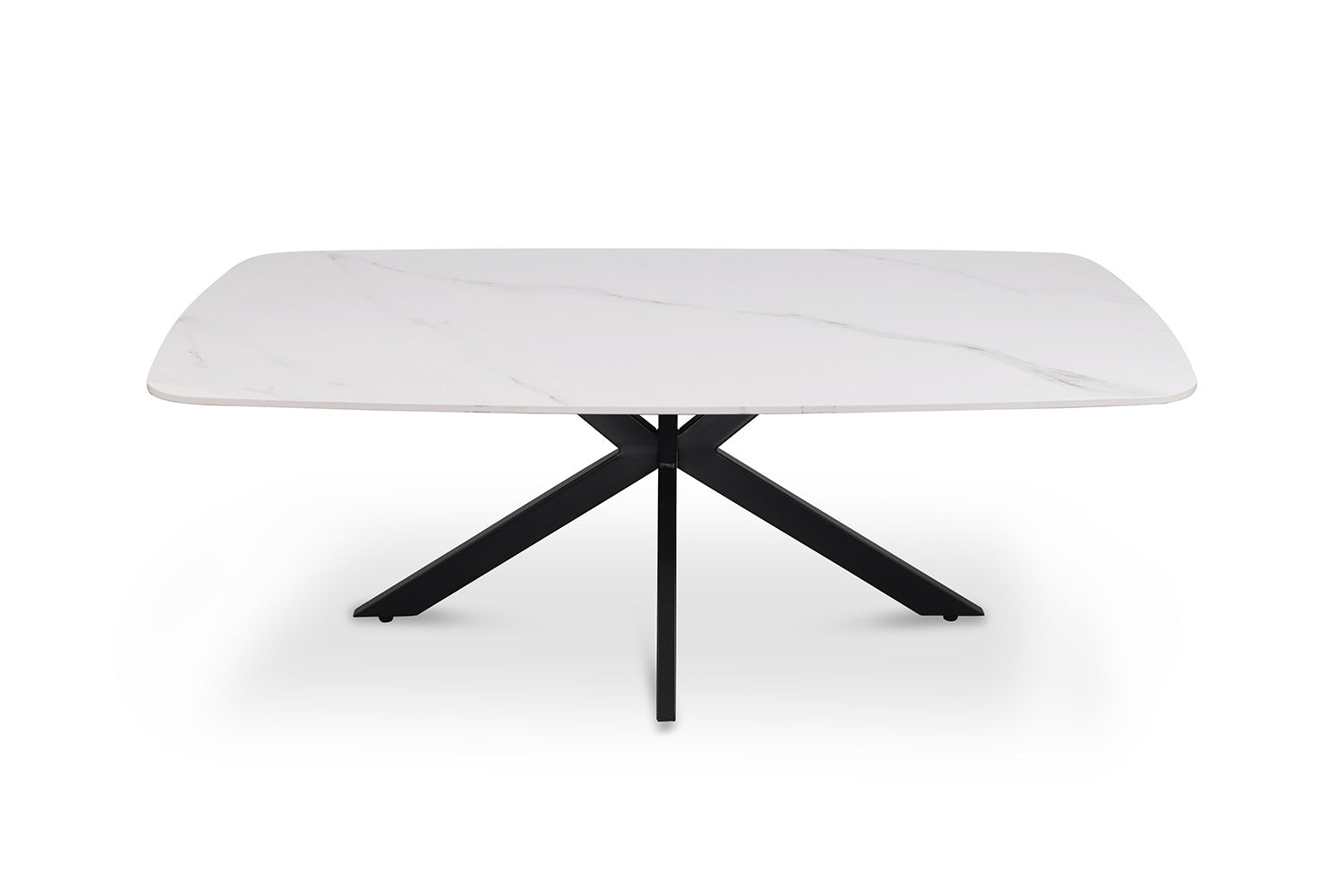 Salontafel Apollo 130 cm Deens Ovaal Steen Wit