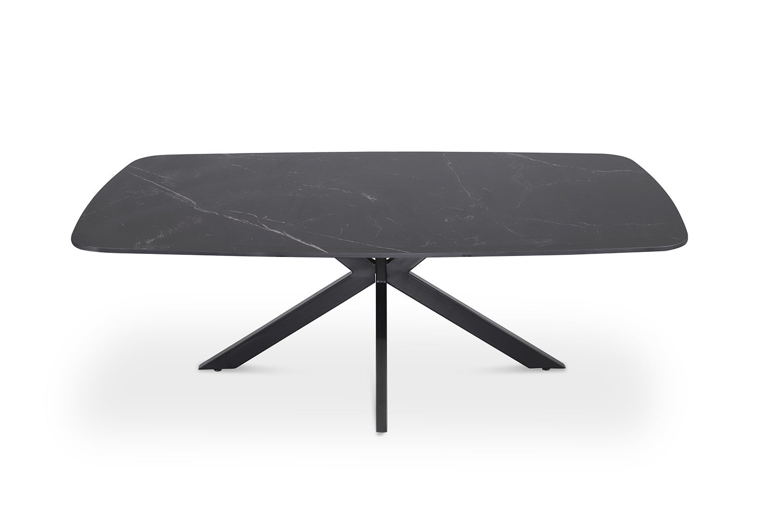 Salontafel 'Apollo' 130 cm Deens Ovaal Steen Zwart