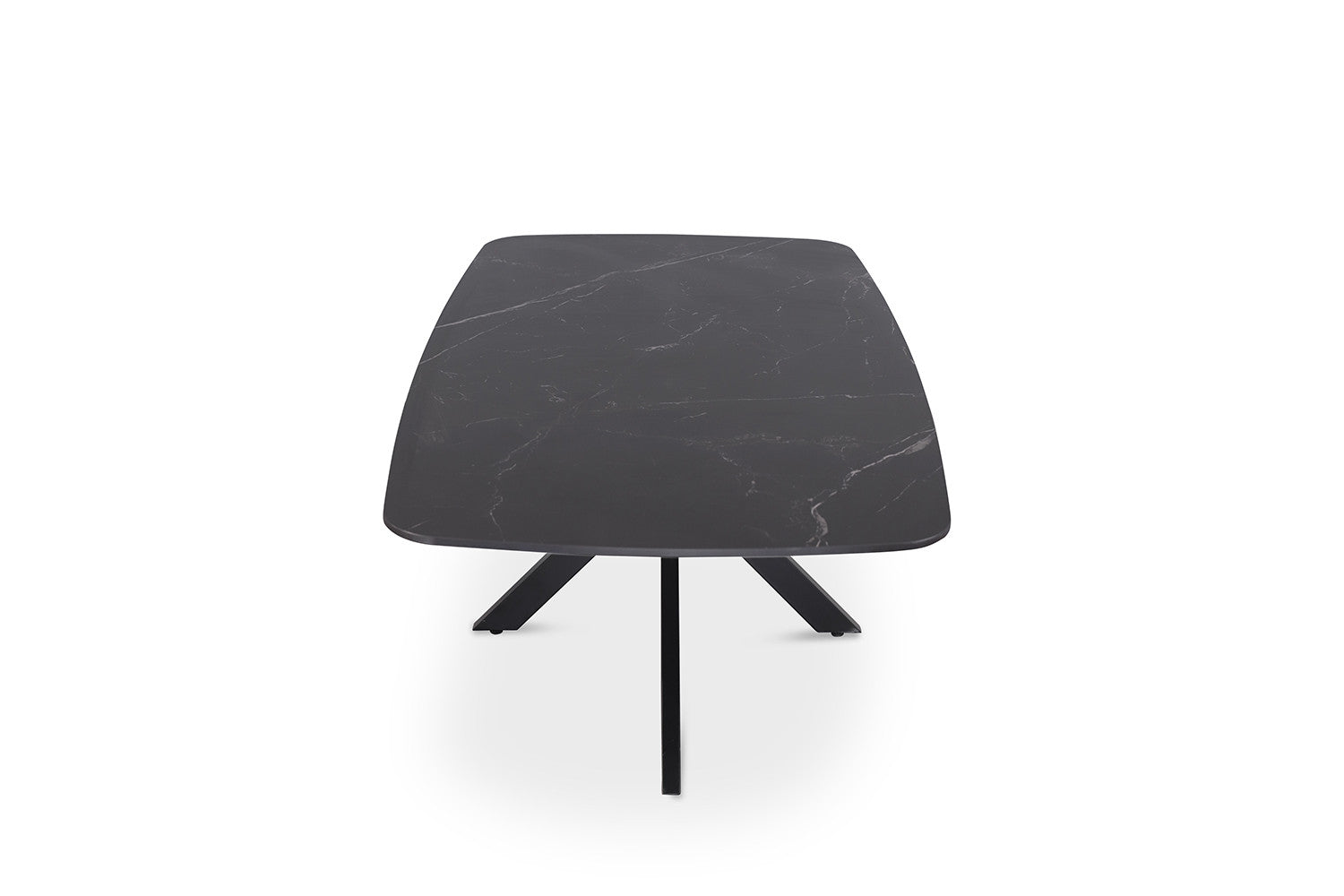 Salontafel 'Apollo' 130 cm Deens Ovaal Steen Zwart