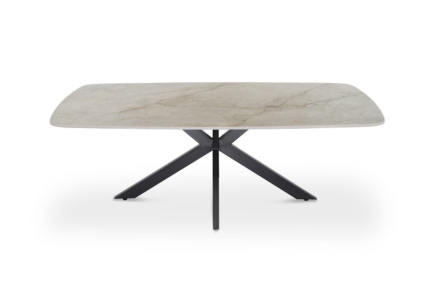 Salontafel 'Apollo' 130 cm Deens Ovaal Glanzend Steen Shakespeare Beige