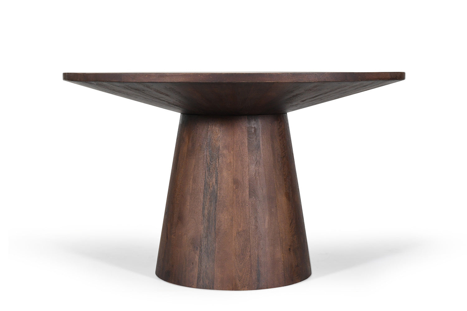 Tafel 'Tommy' 130 cm Rond Mango hout  Bruin