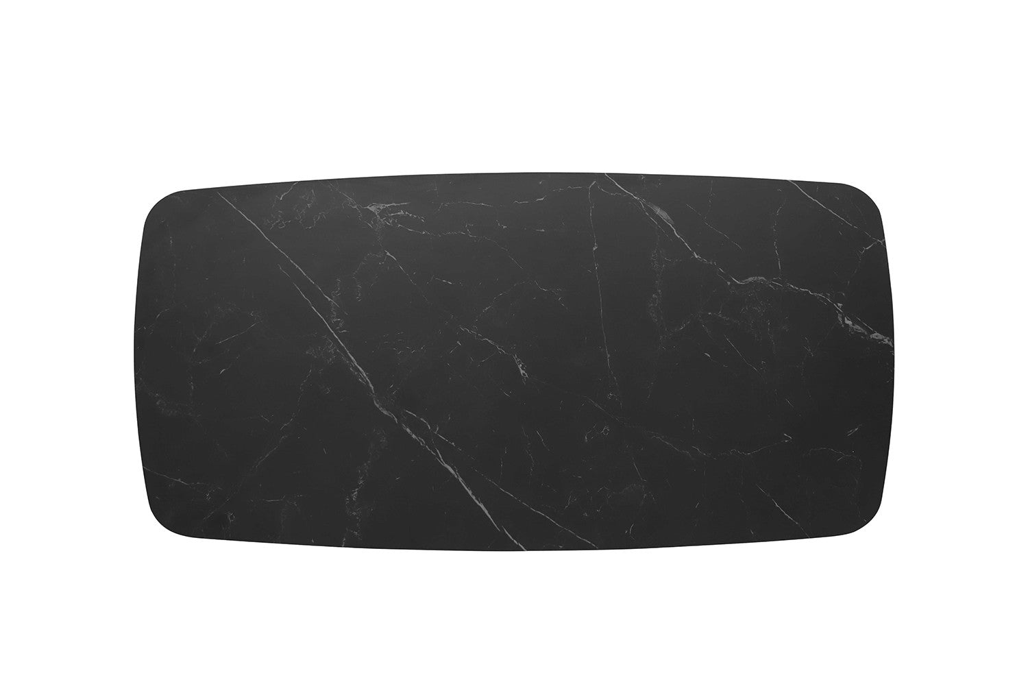 Tafel 'Apollo' 180 cm Deens Ovaal Steen Zwart