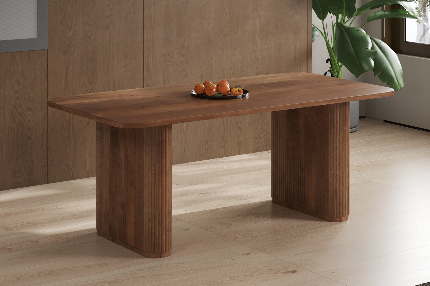 Tafel Jean 200 cm Deens Ovaal Mango hout Lichtbruin