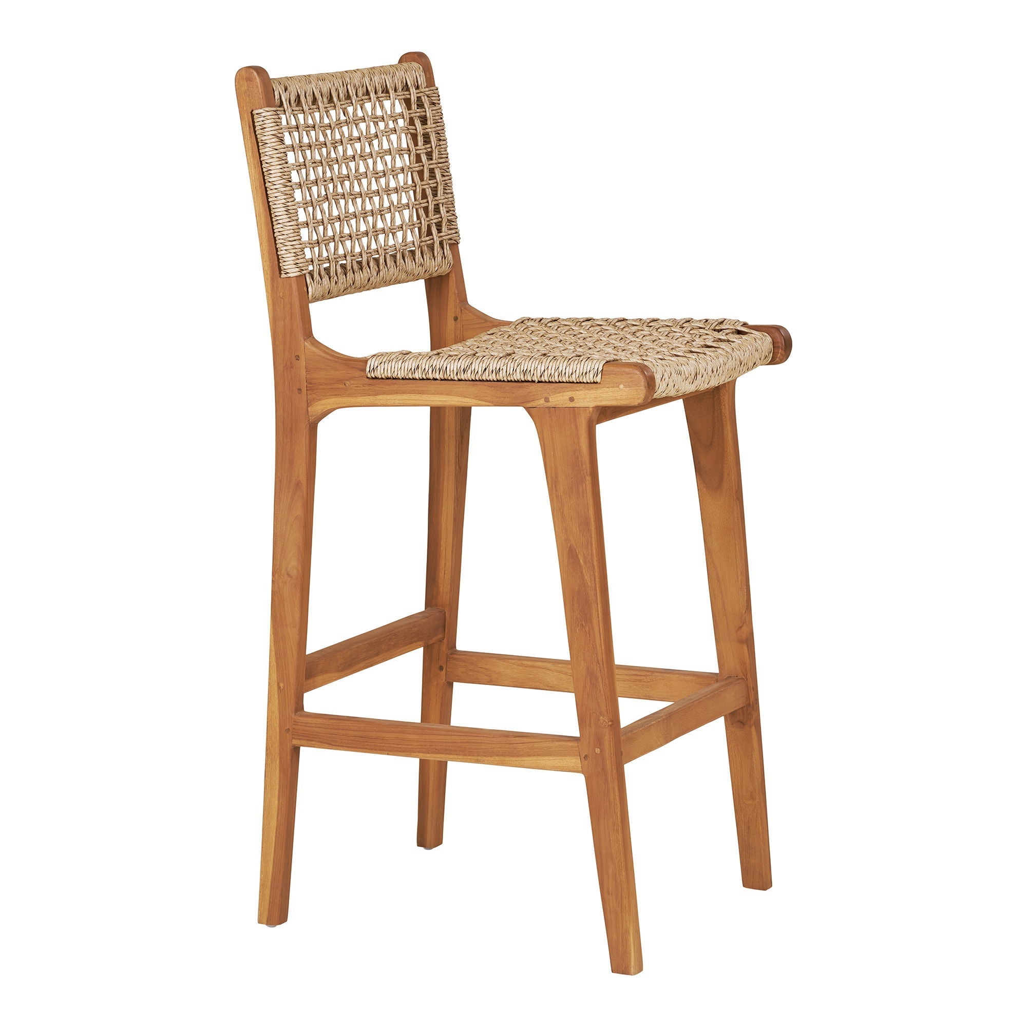 Derby barstoel in teak natural