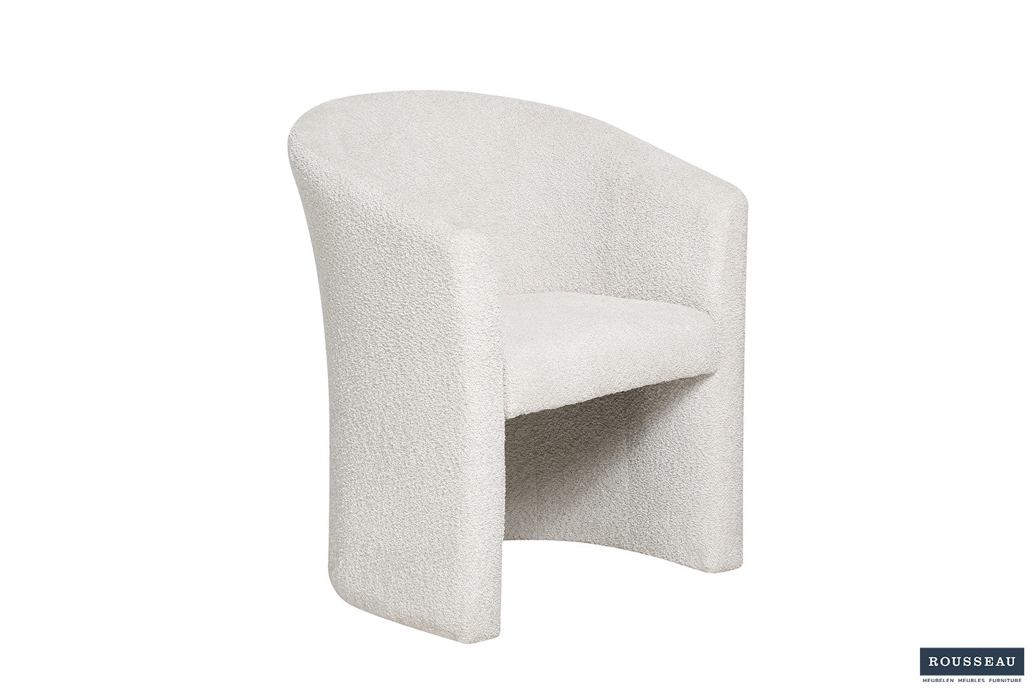 fauteuil Charlie in Bouclé Zand