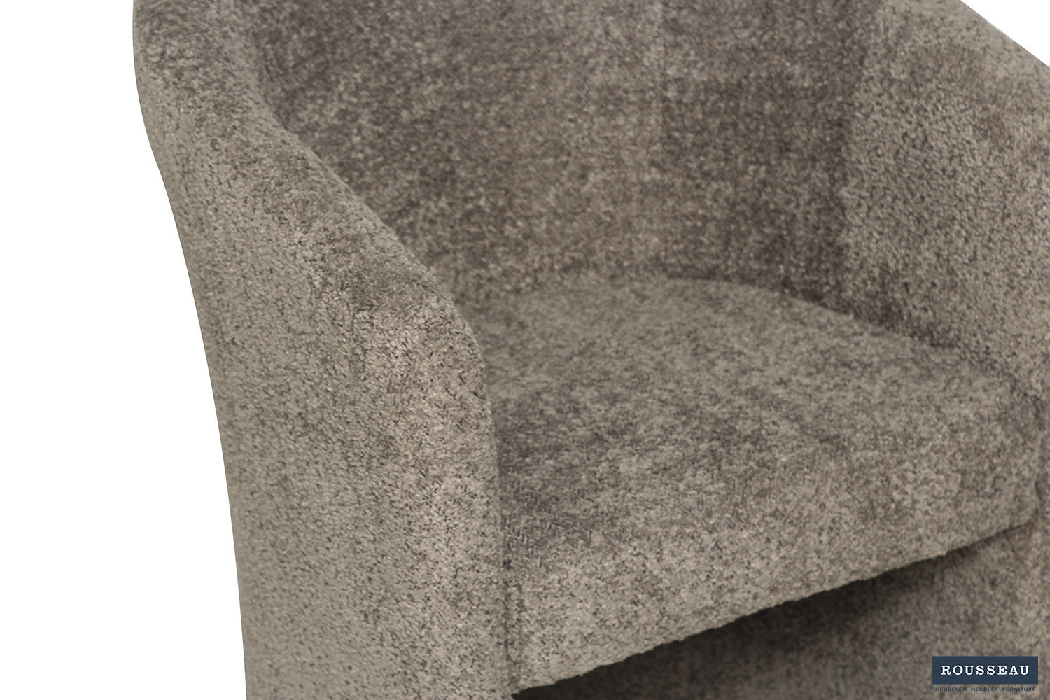 fauteuil Charlie in Bouclé Bruin
