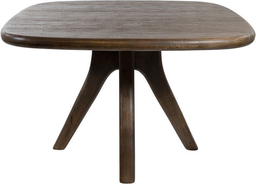 Eetkamertafel stuiver 150 cm in Mango Espresso Brown