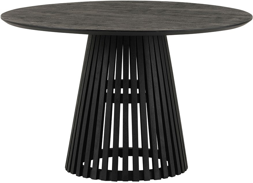 Eetkamertafel Ø130, Acacia Black
