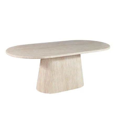 Desio eettafel Travertine