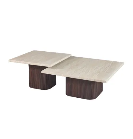 Dossena salontafel in bruin