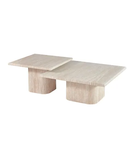 Dossena salontafel in Travertine