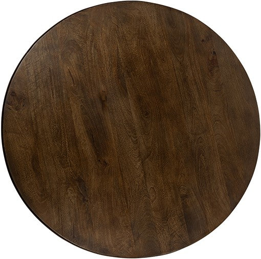 Bijzettafel Ø50 in Mango Brown Walnut