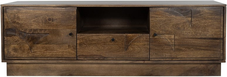 TV dressoir 150 cm in Mango Brown Walnut