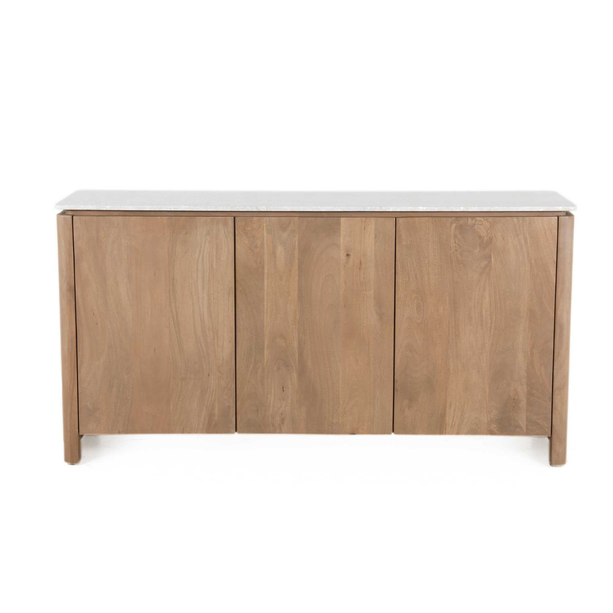 Bovenblad Tv meubel Dallas Beige Marmer 165 cm