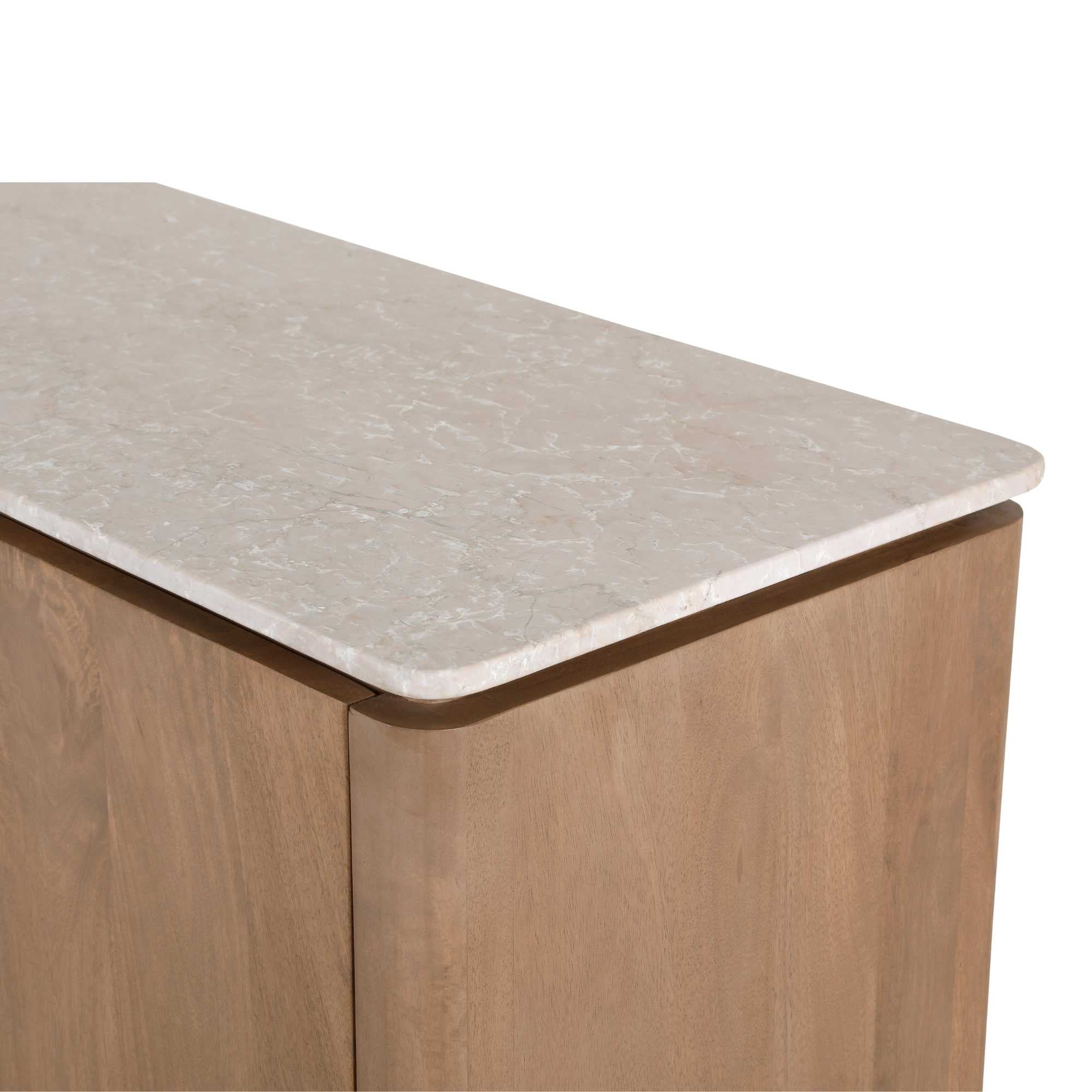 Bovenblad Tv meubel Dallas Beige Marmer 165 cm