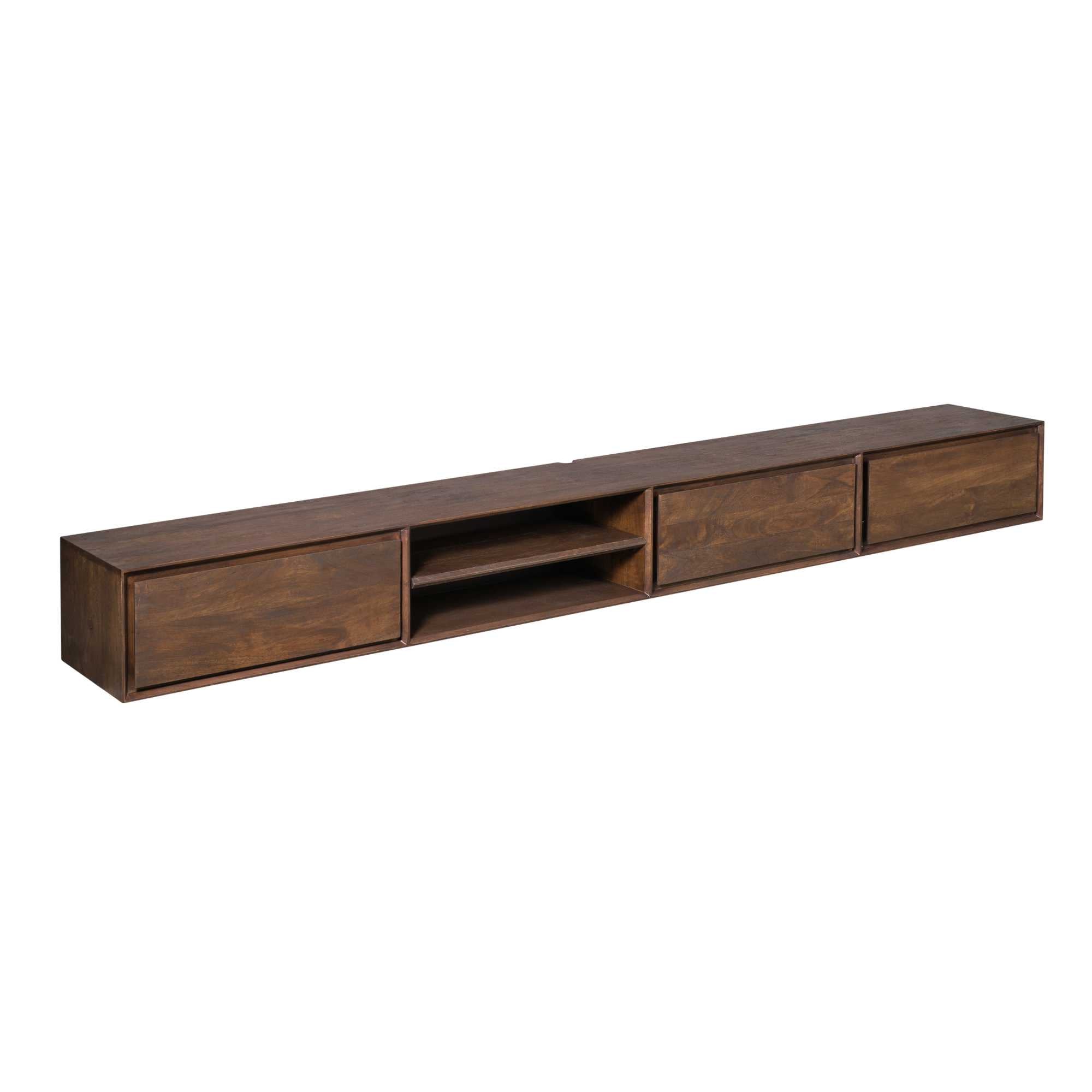 Zwevend tv meubel Ambiance Brown | 240 cm