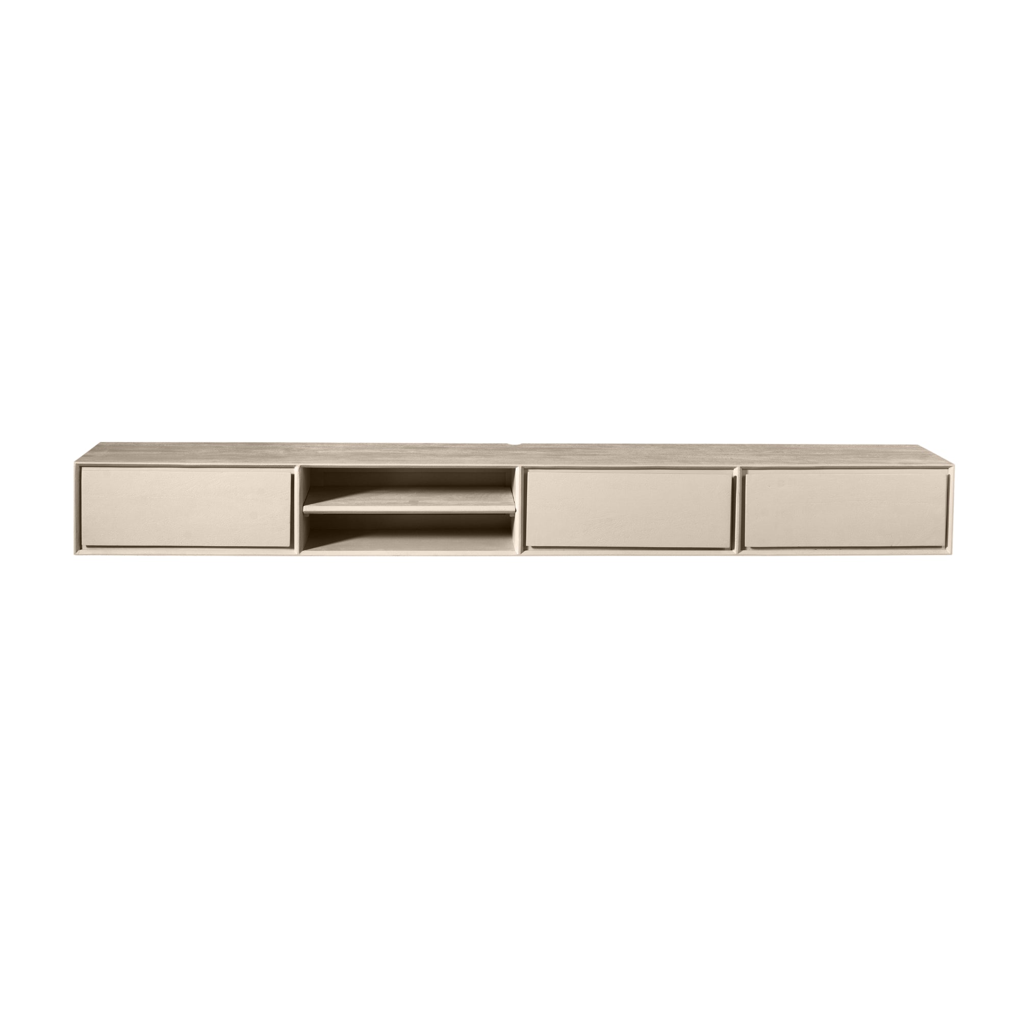 Zwevend tv meubel Ambiance Sand | 240 cm
