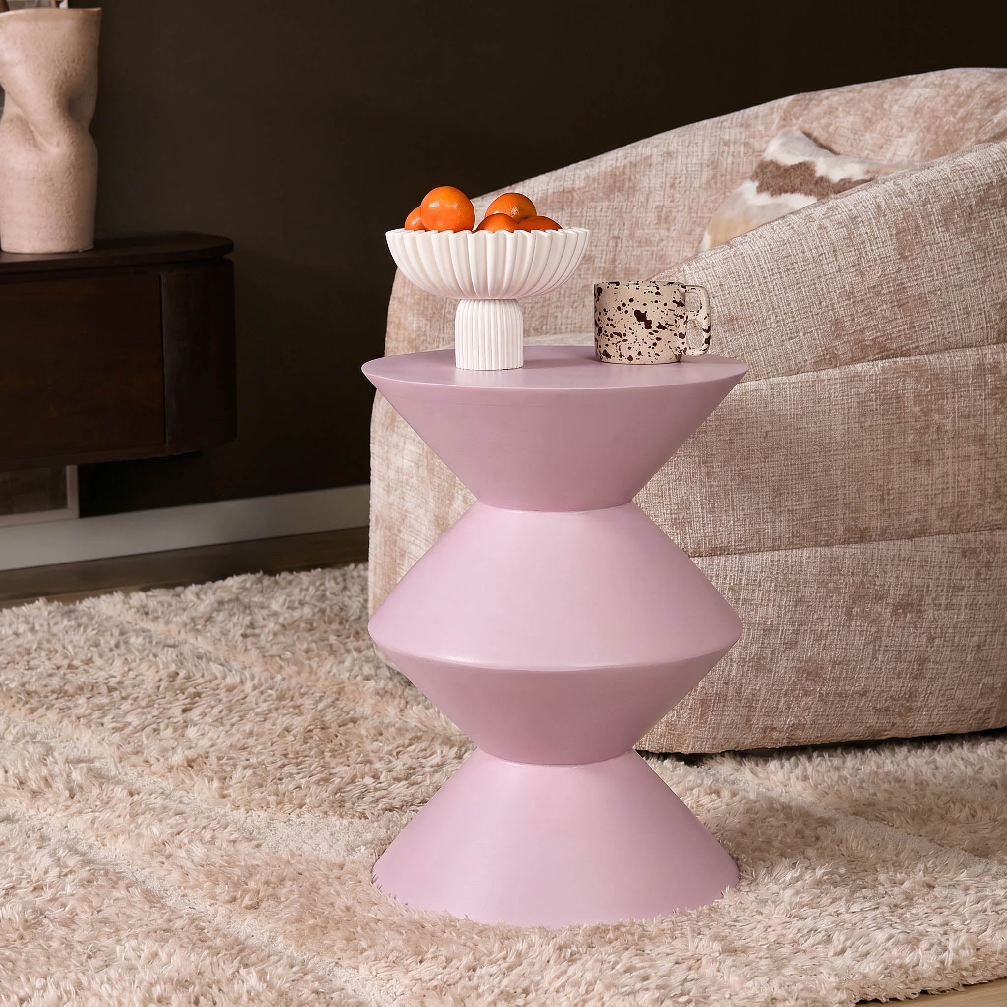 Bijzettafel Abel | Roze